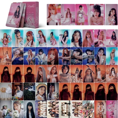 Bộ thẻ UNIS LOMO 55 Tấm Ảnh CURIOUS WE Hình Nhóm Nhạc KPOP Giá 27.500 VND