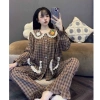 Bộ Thỏ Cà Rốt Kẻ Caro MS A18 - Giá ưu đãi 128.000 VND, phù hợp cho bé 2