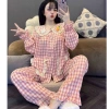 Bộ Thỏ Cà Rốt Kẻ Caro MS A18 - Giá ưu đãi 128.000 VND, phù hợp cho bé 4