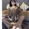 Bộ Thỏ Cà Rốt Kẻ Caro MS A18 - Giá ưu đãi 128.000 VND, phù hợp cho bé 6