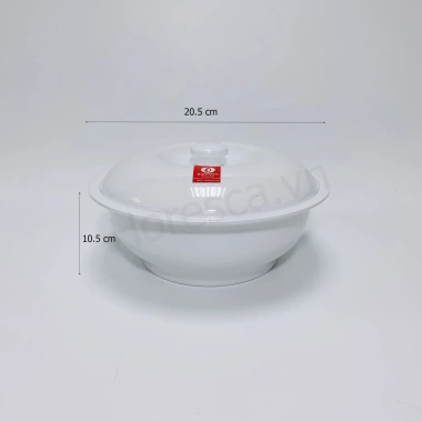 Bộ thố cơm melamine Thái Lan trắng - Giá chỉ 151.000đ, an toàn thực phẩm 6 Bộ thố cơm melamine Thái Lan trắng - Giá chỉ 151.000đ, an toàn thực phẩm 6