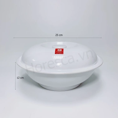 Bộ thố cơm melamine Thái Lan trắng - Giá chỉ 151.000đ, an toàn thực phẩm 8 Bộ thố cơm melamine Thái Lan trắng - Giá chỉ 151.000đ, an toàn thực phẩm 8