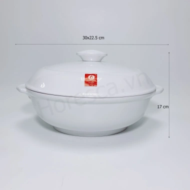 Bộ thố cơm melamine Thái Lan trắng - Giá chỉ 151.000đ, an toàn thực phẩm 9 Bộ thố cơm melamine Thái Lan trắng - Giá chỉ 151.000đ, an toàn thực phẩm 9