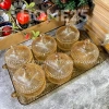 Bộ thố mứt tết thủy tinh + khay meka trong suốt tay cầm - Đựng hạt dưa, bánh kẹo, trang trí, 258.500₫ 10