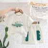 Bộ thời trang trẻ em mùa hè tay ngắn 2 món quần áo mỏng cho bé trai và bé gái - Giá 184.954 VND 4