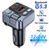 Bộ thu Bluetooth ô tô U Đọc USB PD20W sạc nhanh, màn hình kỹ thuật số và FM chuyển đổi 10