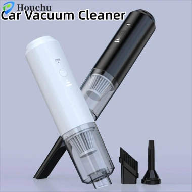 Bộ thu bụi ô tô HOUCHU - Máy hút bụi điện mạnh, mini không dây, độ ồn thấp, cầm tay tiện lợi