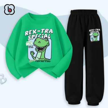 Bộ thu đông dài tay BabyloveGO cho bé trai 1‑10 tuổi, set thun cotton, giá 219.000