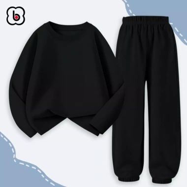 Bộ thu đông dài tay bé trai BabyloveGO – Set thun cotton basic 1-10 tuổi, 199,000₫