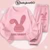 Bộ thun cotton dài tay BabyloveGO BDRB33 cho bé gái 10-35kg Giá ưu đãi 219k