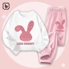 Bộ thun cotton dài tay BabyloveGO BDRB33 cho bé gái 10-35kg Giá ưu đãi 219k 2