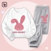 Bộ thun cotton dài tay BabyloveGO BDRB33 cho bé gái 10-35kg Giá ưu đãi 219k 5