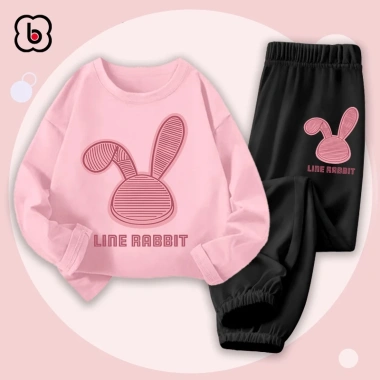 Bộ thun cotton dài tay BabyloveGO BDRB33 cho bé gái 10-35kg Giá ưu đãi 219k 7
