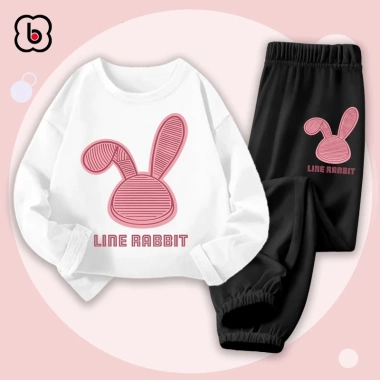 Bộ thun cotton dài tay BabyloveGO BDRB33 cho bé gái 10-35kg Giá ưu đãi 219k 8