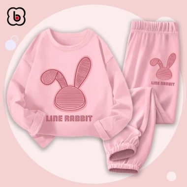 Bộ thun cotton dài tay BabyloveGO BDRB33 cho bé gái 10-35kg Giá ưu đãi 219k 10