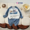 Bộ Thun Cotton Dài Tay Bé Trai Tom Vs Jerry Joeyna - Chất Lượng Cao, Mềm Mại, Size 8‑23kg Giá Ưu Đãi 249k 2