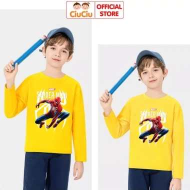 Bộ Thun Dài Tay Siêu Nhân Người Nhện Cho Bé Trai CIUCIU KID - Set Thu Đông Cotton Mềm Mịn Giá Ưu Đãi 197k 9