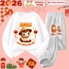 Bộ Thun Dài Tay Tết Bính Ngọ 2.026 Chúc Mừng Năm Mới cho Bé Trai & Bé Gái - CIUCIU KID Siêu Mềm Giá 197k 4