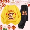 Bộ Thun Dài Tay Tết Bính Ngọ 2.026 Chúc Mừng Năm Mới cho Bé Trai & Bé Gái - CIUCIU KID Siêu Mềm Giá 197k 5