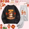 Bộ Thun Dài Tay Tết Bính Ngọ 2.026 Chúc Mừng Năm Mới cho Bé Trai & Bé Gái - CIUCIU KID Siêu Mềm Giá 197k 7