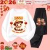 Bộ Thun Dài Tay Tết Bính Ngọ 2.026 Chúc Mừng Năm Mới cho Bé Trai & Bé Gái - CIUCIU KID Siêu Mềm Giá 197k 10