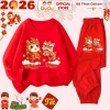 Bộ Thun Dài Tay Tết Bính Ngọ Múa Lân 2.026 Bé Trai Bé Gái CIUCIU KID 197.000 VND
