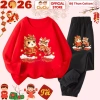 Bộ Thun Dài Tay Tết Bính Ngọ Múa Lân 2.026 Bé Trai Bé Gái CIUCIU KID 197.000 VND 4