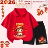 Bộ Thun Polo Cộc Tay Tết Bính Ngọ 2.026 cho Bé Trai & Bé Gái – CIUCIU KID Cotton Mát, Giá chỉ 176.000₫ 5