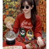 Bộ Thun Tăm Tay Dài Freesize 40-65Kg Mẫu Tết Hottrend - Quần Ống Rộng Giá ưu đãi 169k 3