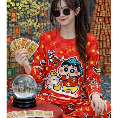 Bộ Thun Tăm Tay Dài Freesize 40-65Kg Mẫu Tết Hottrend - Quần Ống Rộng Giá ưu đãi 169k 5 Bộ Thun Tăm Tay Dài Freesize 40-65Kg Mẫu Tết Hottrend - Quần Ống Rộng Giá ưu đãi 169k 5
