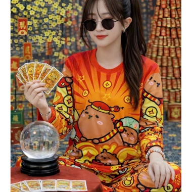 Bộ Thun Tăm Tay Dài Freesize 40-65Kg Mẫu Tết Hottrend - Quần Ống Rộng Giá ưu đãi 169k 9 Bộ Thun Tăm Tay Dài Freesize 40-65Kg Mẫu Tết Hottrend - Quần Ống Rộng Giá ưu đãi 169k 9