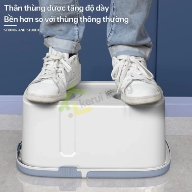 Bộ thùng lau nhà thông minh YUYU, chổi tự vắt xoay 360°, thùng nhựa nhẹ gọn, chỉ 217.357₫