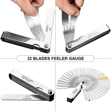 Bộ thước đo khe hở TAYO 32 lá inox 0.35‑0.8mm - Độ chính xác cao, giá chỉ 48.500₫