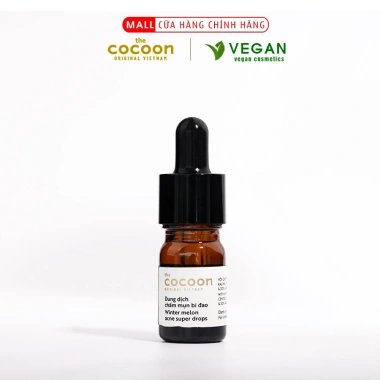Bộ tinh chất bí đao Cocoon 70ml và Dung dịch chấm mụn 5ml - Giảm mụn, dưỡng ẩm, giá ưu đãi 116k