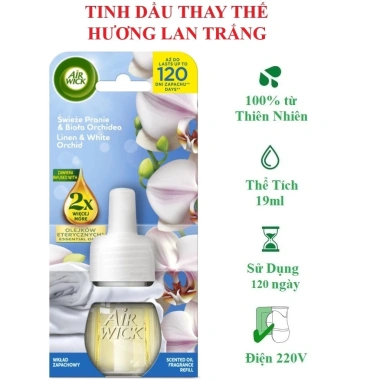 Bộ Tinh Dầu Cắm Điện 220V Thay Thế Air Wick Hương Châu Âu Thơm Phòng Giá 79.000đ 9 Bộ Tinh Dầu Cắm Điện 220V Thay Thế Air Wick Hương Châu Âu Thơm Phòng Giá 79.000đ 9