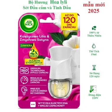 Bộ Tinh Dầu Cắm Điện 220V Thay Thế Air Wick Hương Châu Âu Thơm Phòng Giá 79.000đ