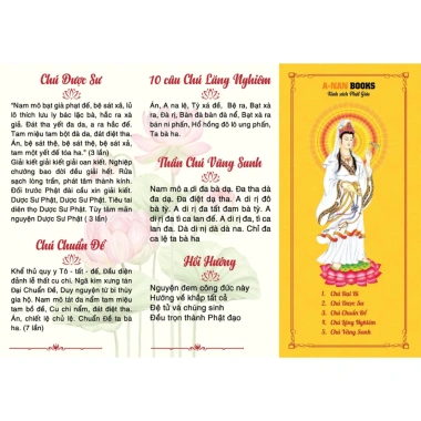 Bộ Tờ Chú Đại Bi, Dược Sư, Chuẩn Đề, Lăng Nghiêm, Vãng Sanh - Giá Ưu Đãi 5.900đ 3 Bộ Tờ Chú Đại Bi, Dược Sư, Chuẩn Đề, Lăng Nghiêm, Vãng Sanh - Giá Ưu Đãi 5.900đ 3