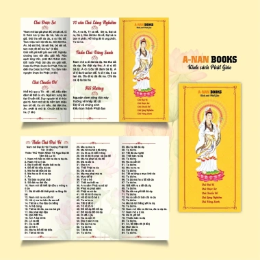 Bộ Tờ Chú Đại Bi, Dược Sư, Chuẩn Đề, Lăng Nghiêm, Vãng Sanh - Giá Ưu Đãi 5.900đ