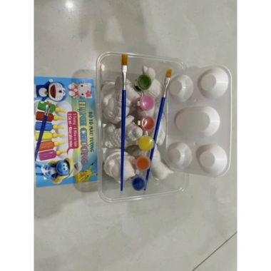 Bộ tô tượng lớn cho bé - tặng màu và cọ vẽ, phát triển sáng tạo, giá chỉ 32.000đ 2