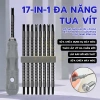 Bộ tô vít đa năng 17 chi tiết thép cứng bền cao - Giá 45.000 VND, siêu tiết kiệm
