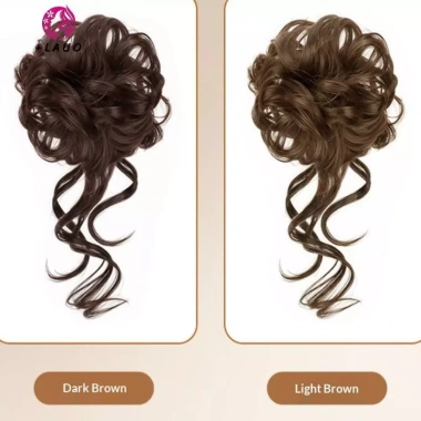 Bộ tóc giả búi rối Springevenstar - Tạo sóng xoăn, updo giá chỉ 53.568đ