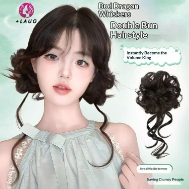 Bộ tóc giả búi rối Springevenstar - Tạo sóng xoăn, updo giá chỉ 53.568đ