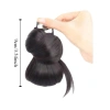 Bộ tóc giả lộn xộn đầu bóng lông gà buộc thấp Scrunchie Hair Band hàng ngày giá 82.080 2