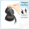 Bộ tóc giả lộn xộn đầu bóng lông gà buộc thấp Scrunchie Hair Band hàng ngày giá 82.080 4