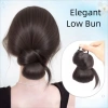 Bộ tóc giả lộn xộn đầu bóng lông gà buộc thấp Scrunchie Hair Band hàng ngày giá 82.080 7
