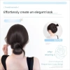 Bộ tóc giả lộn xộn đầu bóng lông gà buộc thấp Scrunchie Hair Band hàng ngày giá 82.080 8