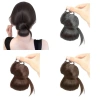 Bộ tóc giả lộn xộn đầu bóng lông gà buộc thấp Scrunchie Hair Band hàng ngày giá 82.080 9