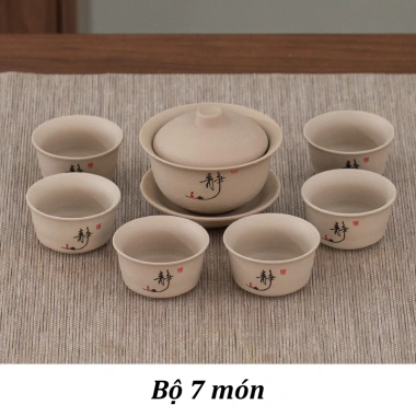 Bộ Trà Cụ Gốm Mộc Sa Thô Hoàng Đan Tea 14 Món Ấm Chén Khải Tống Trà Quân Tử Họa Tiết 124k 10 Bộ Trà Cụ Gốm Mộc Sa Thô Hoàng Đan Tea 14 Món Ấm Chén Khải Tống Trà Quân Tử Họa Tiết 124k 10