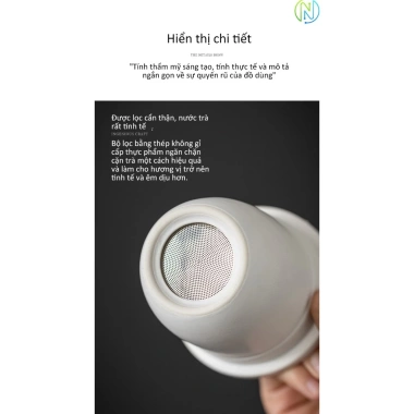 Bộ trà du lịch Gốm nhanh, lưu trữ di động ngoài trời, nhẹ gọn, tiện lợi, giá 203.000đ