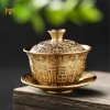 Bộ trà Gaiwan Trung Quốc kèm cốc và đĩa - Sang trọng cho gia đình, văn phòng, du lịch, giá ưu đãi 378.400₫ 4